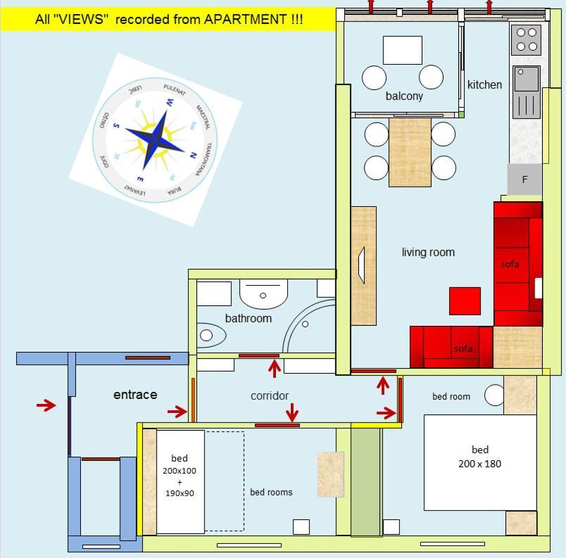 Apartment Amazing View Split Exterior foto